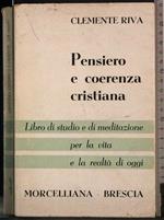 Pensiero e coerenza cristiana. Libro di studio