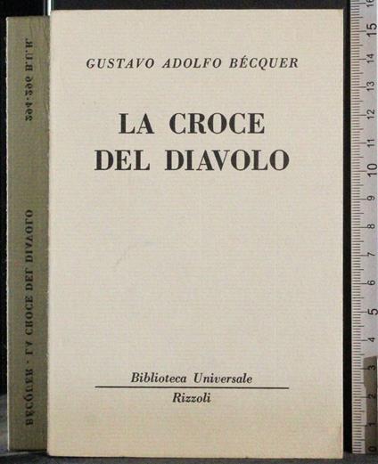 croce del diavolo - Gustavo Adolfo Bécquer - copertina