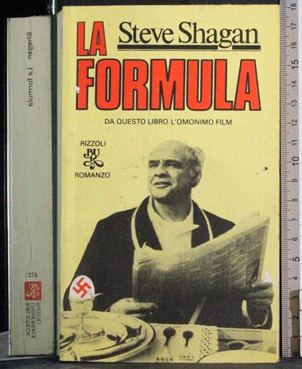 formula - Steve Shagan - copertina