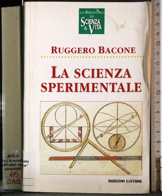 scienza sperimentale - Ruggero Bacone - copertina