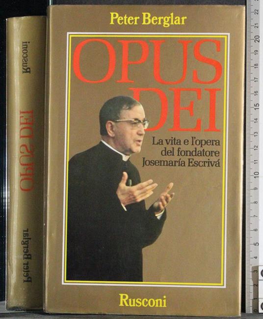 Opus dei - Peter Berglar - copertina