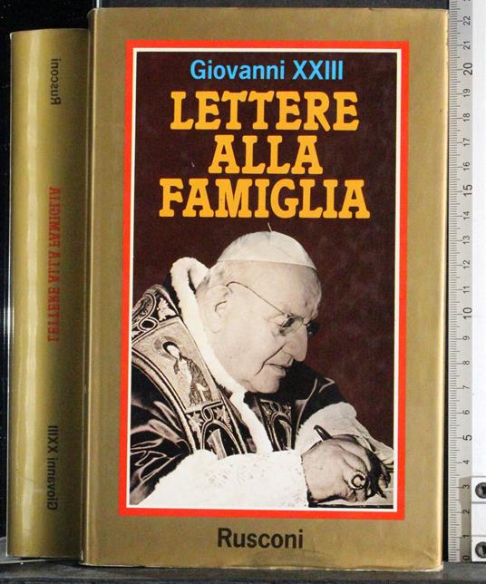 Lettere alla famiglia - Giovanni XXIII - copertina