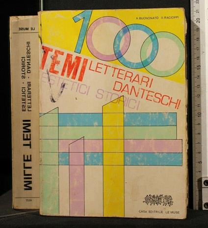 1000 Temi Letterari Danteschi Estetici Storici - Angelo Buononato - copertina