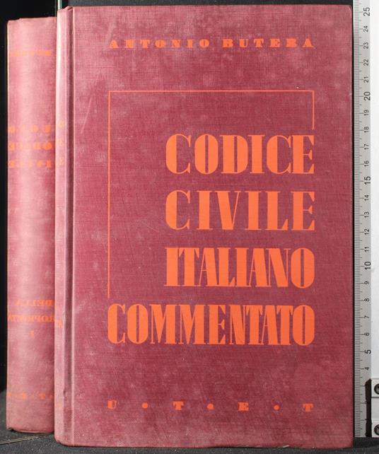 Codice civile italiano commentato - Antonio Butera - copertina