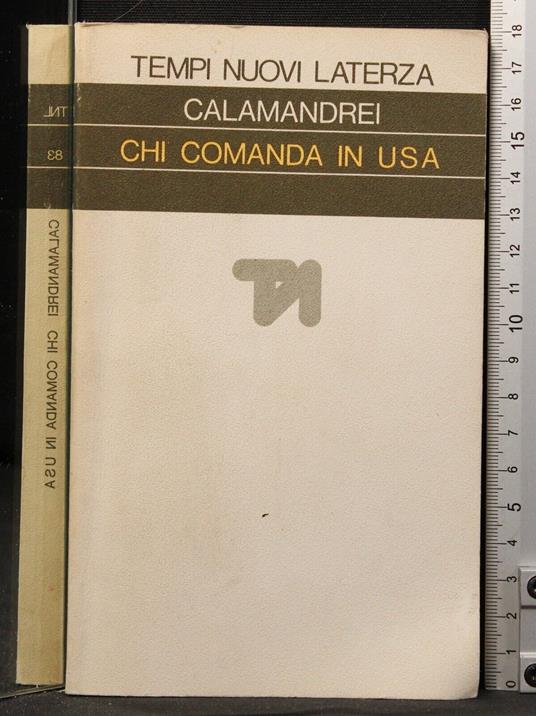 Chi comanda in Usa - Mauro Calamandrei - copertina