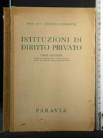 Istituzioni di Diritto Privato Parte Seconda