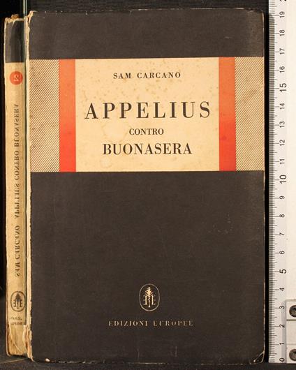 Appelius contro buonasera - Sam Carcano - copertina