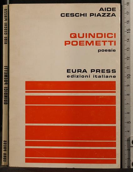 Quindici Poemetti - Aide Ceschi Piazza - copertina