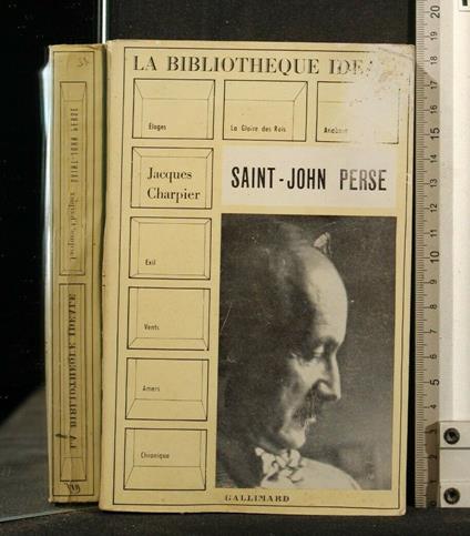 Saint-John Perse - Jacques Charpier - copertina