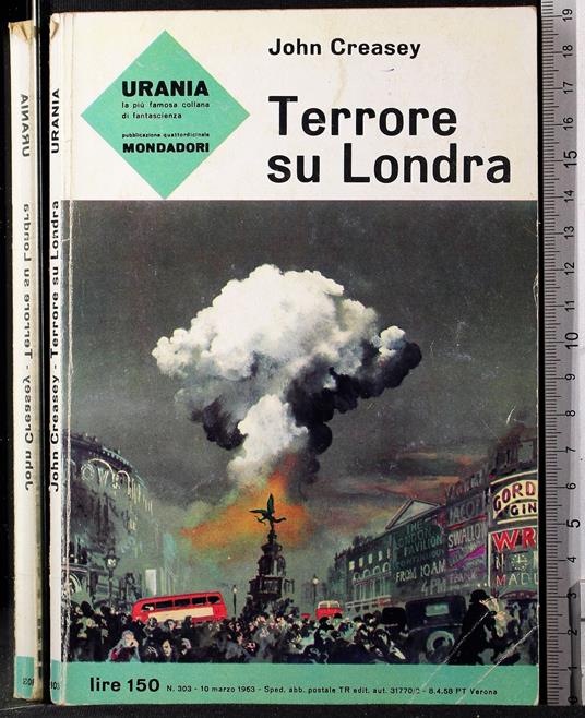 Terrore su Londra - John Creasey - copertina