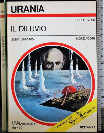 Il diluvio - John Creasey - copertina