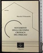 Notamenti della seconda cronaca del Frugali