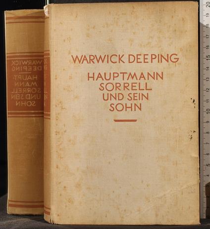 Hauptmann sorrell und sein sohn - Warwick Deeping - copertina