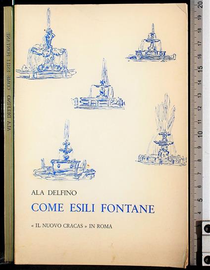 Come esili fontane - Ala Delfino - copertina