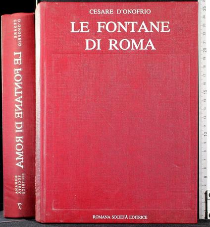 Le fontane di Roma - Cesare D'Onofrio - copertina