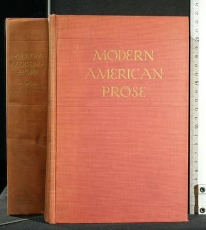 Modern American Prose - Carl van Doren - copertina