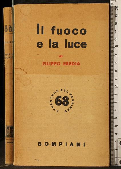 Il fuoco e la luce - Filippo Eredia - copertina