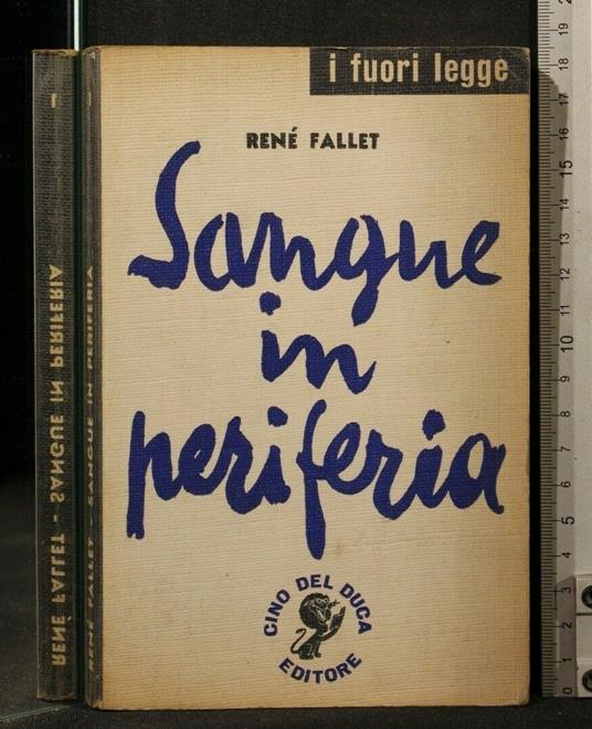 Sangue in Periferia - René Fallet - copertina