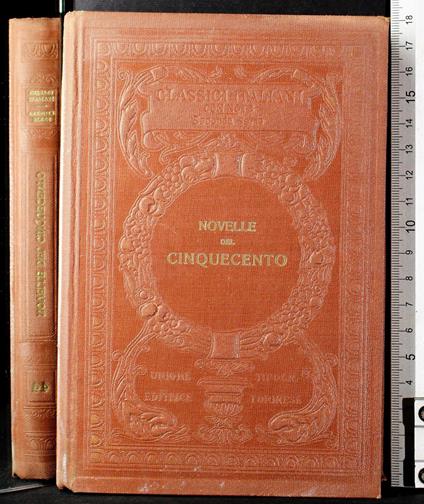 Novelle del cinquecento - Giuseppe Fatini - copertina