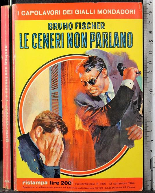 Le ceneri non parlano - Bruno Fischer - copertina