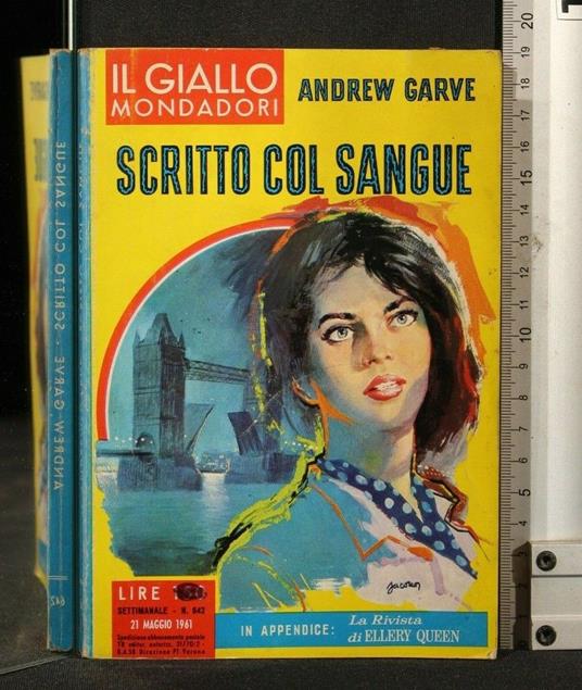 Scritto Col Sangue - Andrew Garve - copertina