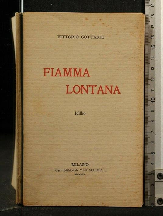 Fiamma Lontana Idillio - Vittorio Gottardi - copertina