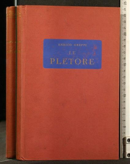 Le Pletore - Enrico Greppi - copertina