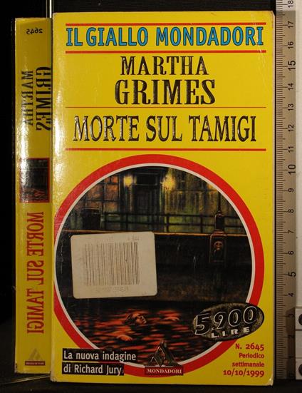 Morte sul Tamigi - Martha Grimes - copertina