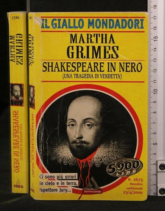 Shakespeare in Nero (Una Tragedia di Vendetta) - Martha Grimes - copertina