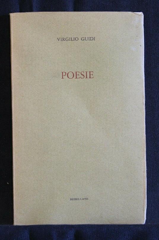 Poesie - Virgilio Guidi - copertina