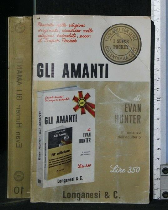 Gli Amanti - Evan Hunter - copertina