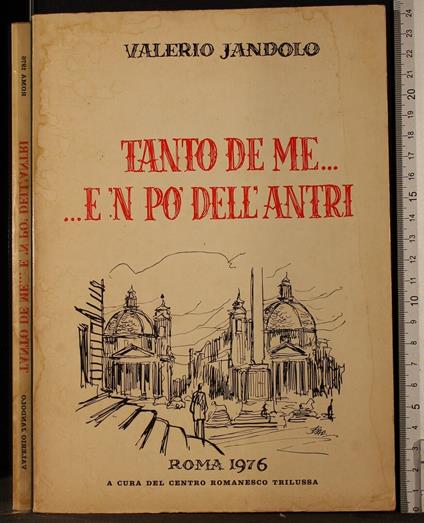 Tanto de me…e 'n pò dell'antri - Valerio Jandolo - copertina