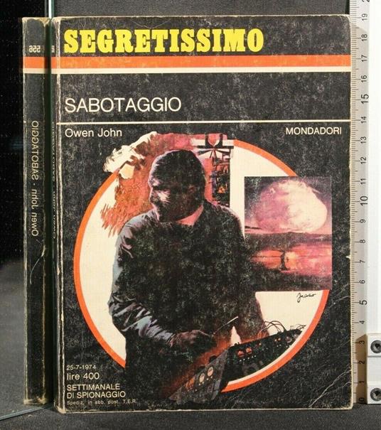 Sabotaggio - Owen John - copertina