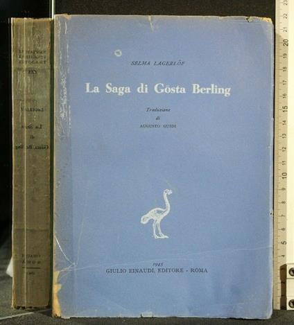 La Saga di Gosta Berling - Selma Lagerlof - copertina