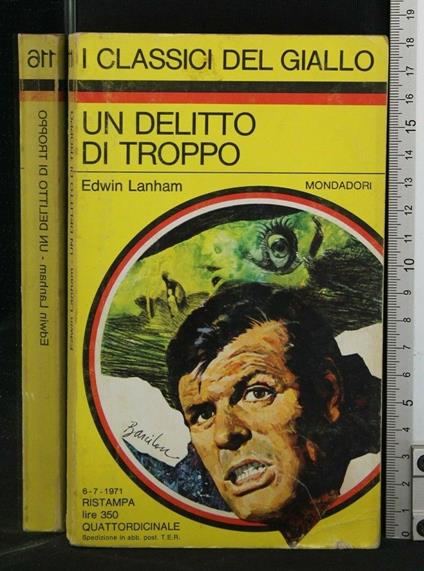 Un Delitto di Troppo - Edwin Lanham - copertina