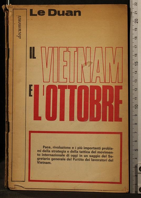 Il Vietnam e l'ottobre - Le Duan - copertina