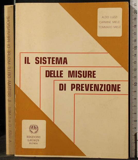 Il sistema delle misure di prevenzione - Luzzi - copertina