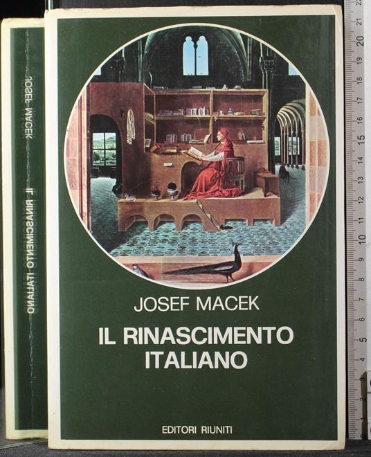 Il Rinascimento Italiano - Josef Macek - copertina