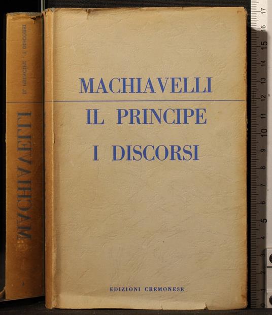 Il principe. I discorsi - Machiavelli - copertina