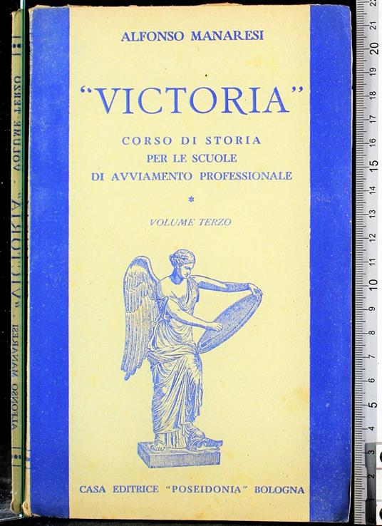 Victoria. Corso di storia. Vol 3 - Alfonso Manaresi - copertina