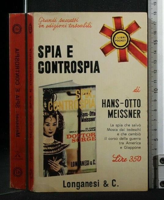 Spia e Controspia - Hans-Otto Meissner - copertina