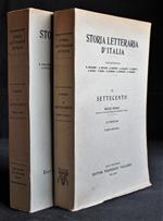 Storia letteraria d'Italia. Il settecento. 2 vol