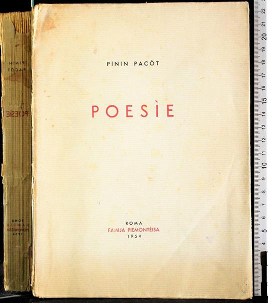 Poesie - Pinin Pacot - copertina