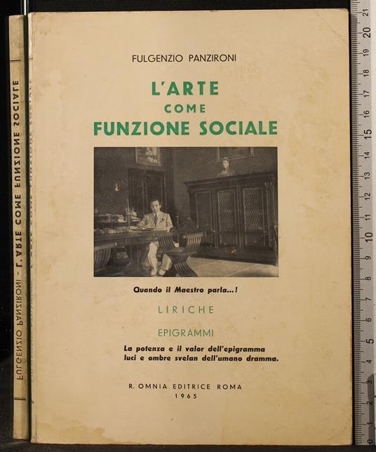 L' Arte Come Funzione - Fulgenzio Panzironi - copertina