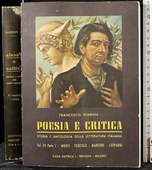 Poesia e critica Vol III Parte I - Francesco Pedrina - copertina