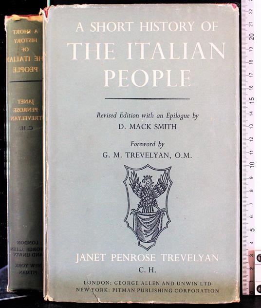 A short history of the italian people - Janet Penrose Trevelyan - copertina