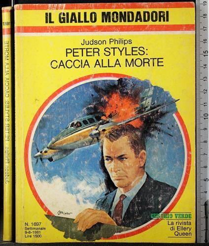 Peter Styles: Caccia alla morte - Judson Philips - copertina