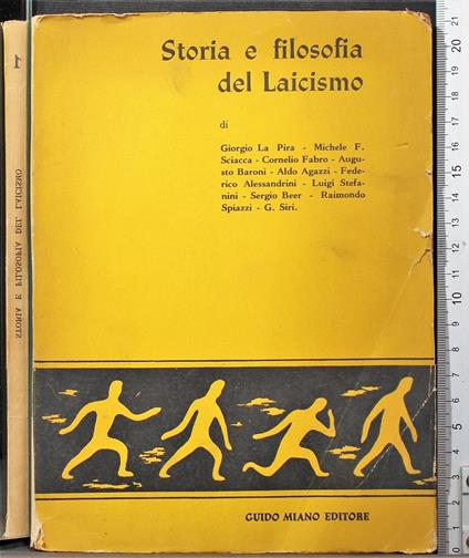 Storia e filosofia del laicismo - La Pira - copertina