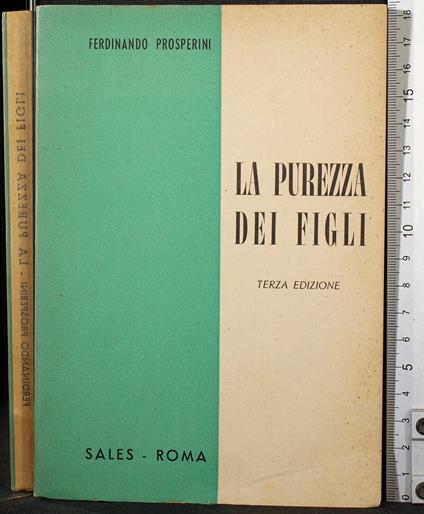 La purezza dei figli - Ferdinando Prosperini - copertina