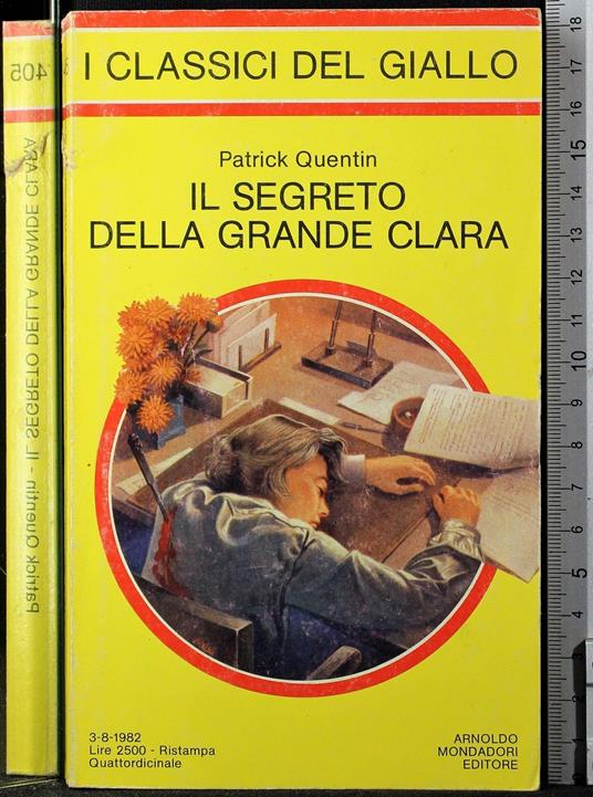 Il segreto della grande Clara - Patrick Quentin - copertina